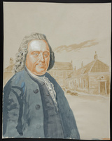KT 2021 060
<br/>
Portret van Pieter Teyler als filantroop
<br/>
<em>Akkerman, Philip (1957)</em>